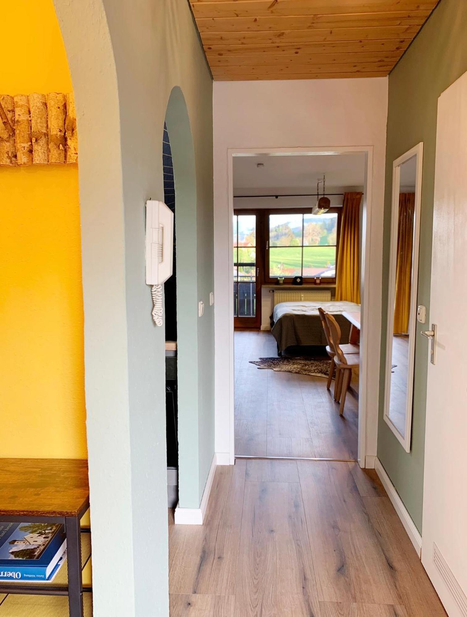 Lindners Hideaways - Bergnest Lodge - Bergblick Fewo 6 Pers Balkon Garten Hund Ski Unterkunft Luftkurort Oberreute Naehe Buchenegger Wasserfaelle Eistobel Bodensee 외부 사진